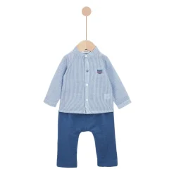 Pantalons, Shorts|T-Shirts, Polos, Chemises*Marèse Ensemble Haut + Pantalon de Rayures Pillow