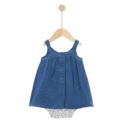 Robes, Jupes*Marèse Ensemble Robe + Bloomer de Bleu Garigue