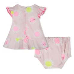 Robes, Jupes*Billieblush Ensemble Robe + bloomer en coton de Rose