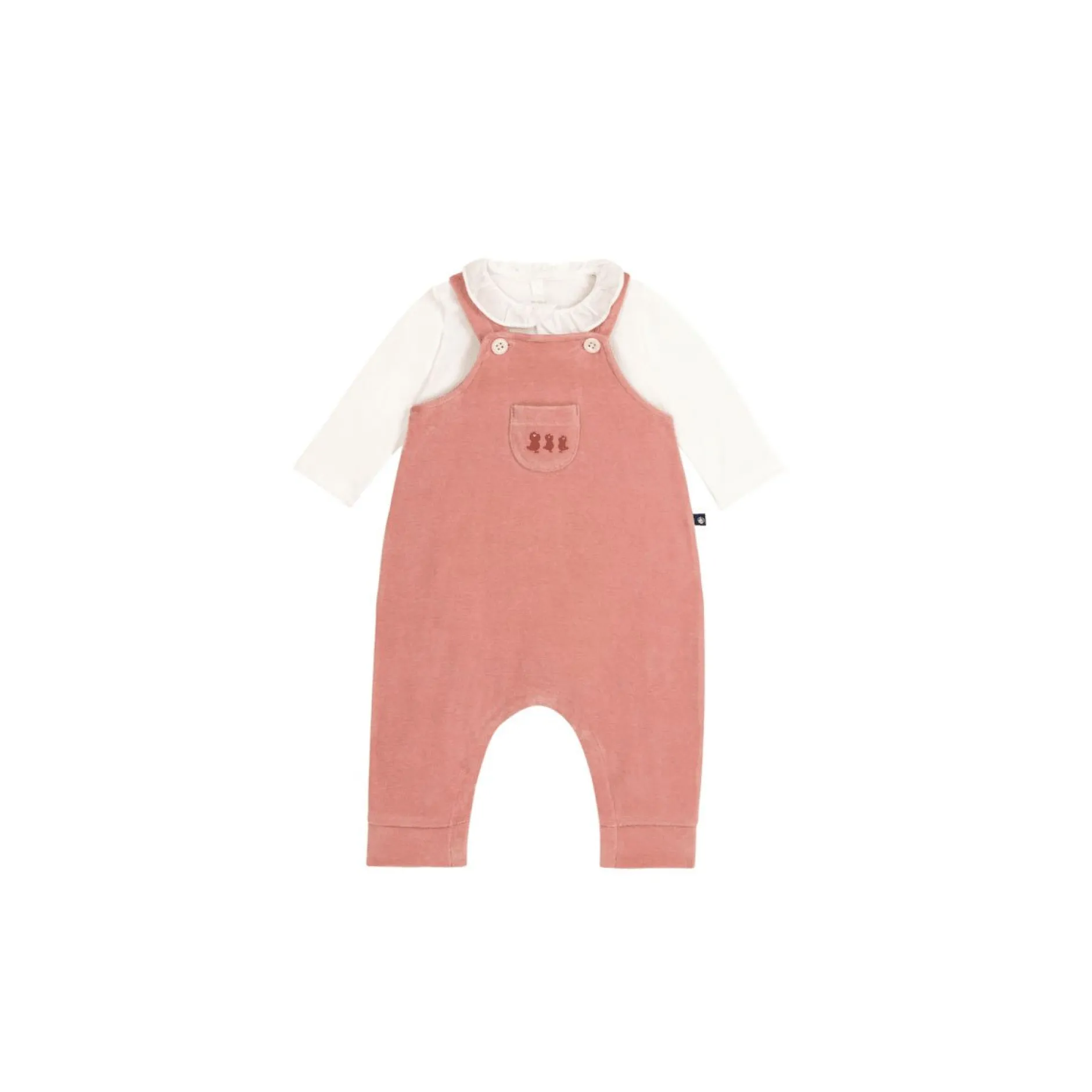 Combinaisons, Salopettes*Petit Bateau Ensemble salopette en velours 3 mois de Rosewood