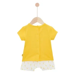 Pantalons, Shorts|T-Shirts, Polos, Chemises*P'tit bisou Ensemble Short + Haut de Jaune soleil