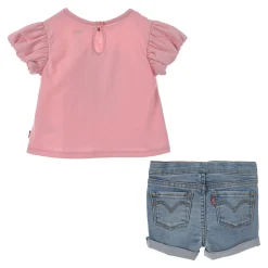 Pantalons, Shorts, Leggings|T-Shirts, Blouses, Chemises*Levi's Kids Ensemble Soleil 9 mois de Rose