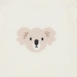 Prématuré|Vêtements Naissance*Marèse Ensemble tricot Petit Koala de Écru
