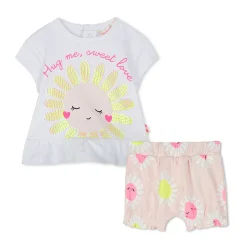 Pantalons, Shorts, Leggings|T-Shirts, Blouses, Chemises*Billieblush Ensemble T-shirt + short en coton de Marguerite