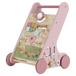 Porteurs|Jouets En Bois*Little Dutch Fairy Garden Chariot de marche de Rose