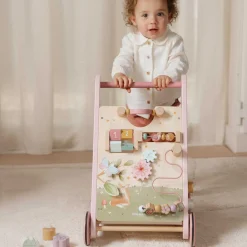 Porteurs|Jouets En Bois*Little Dutch Fairy Garden Chariot de marche de Rose
