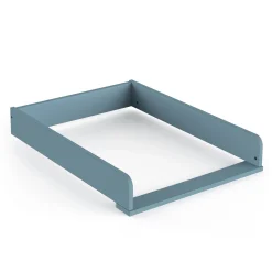 Plans À Langer|Plans*CBA Meubles Firmiana Plan à langer pour Commode de Bleu Orage / blanc