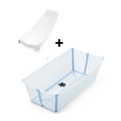 Accessoires De Bain|Baignoires*Stokke® Flexi Bath® XL + Transat de bain de Bleu océan