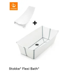 Accessoires De Bain|Baignoires*Stokke® Flexi Bath® XL + Transat de bain de Blanc