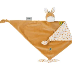 Doudous*Nattou Félix et Léo Maxi Doudou Âne Léo de Beige