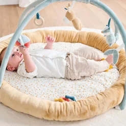 Tapis D'Éveil*Nattou Félix et Léo Tapis pouf d'éveil avec arches de Beige