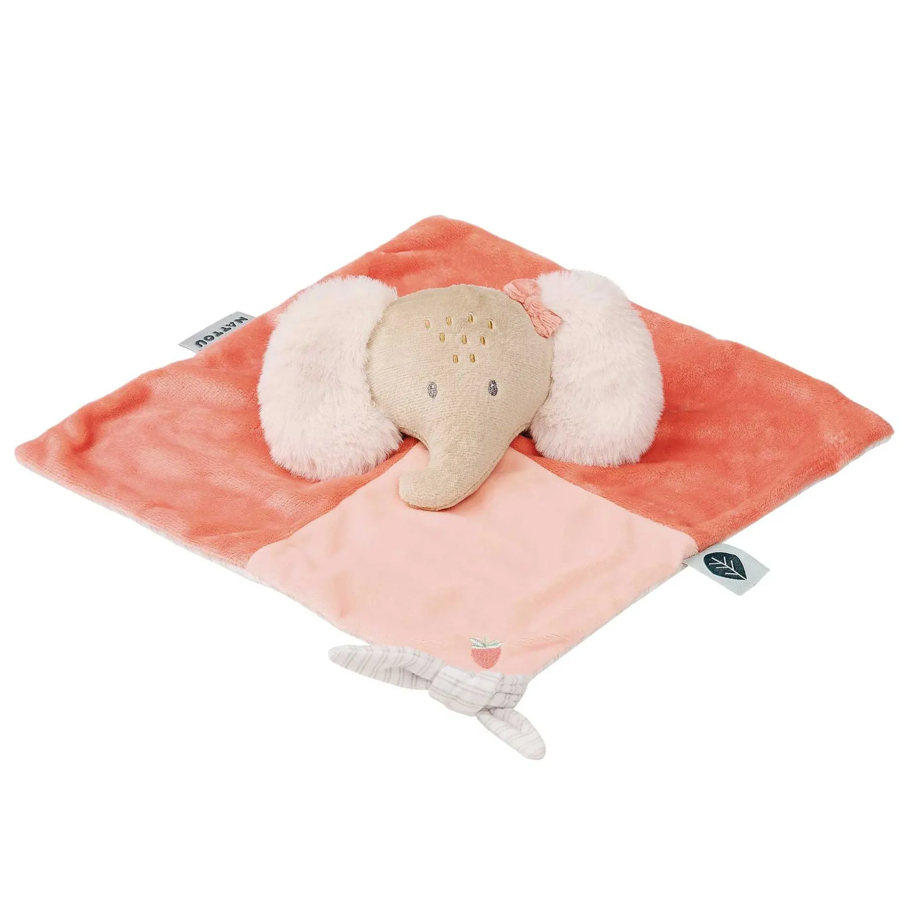 Doudous*Nattou Flo, Ernest & Oli Doudou de Éléphant Oli Rose