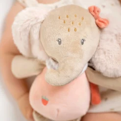 Peluches Musicales*Nattou Flo, Ernest & Oli Peluche Musicale de Éléphant Oli Rose