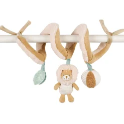 Peluches À Accrocher*Nattou Flo, Ernest & Oli Spirale d'activités de Lion Ernest Brun