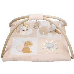 Tapis D'Éveil*Nattou Flo, Ernest & Oli Tapis de jeu avec arches de Flo Beige