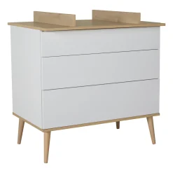 Commodes*Quax Flow commode 3 tiroirs de White & Oak