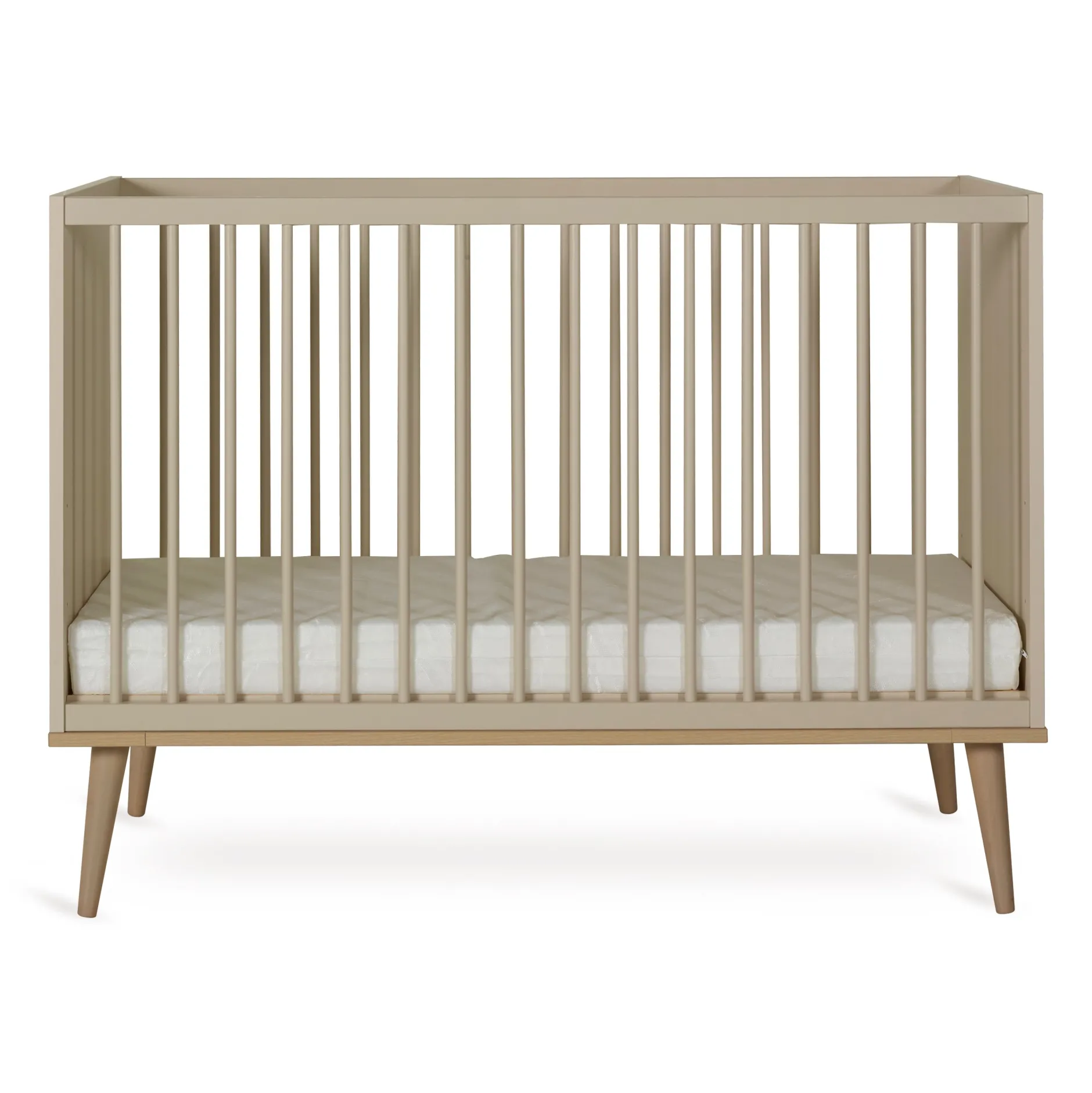 Lits 60X120 Non Évolutifs*Quax Flow Lit 60 x 120 cm de Argile & Oak