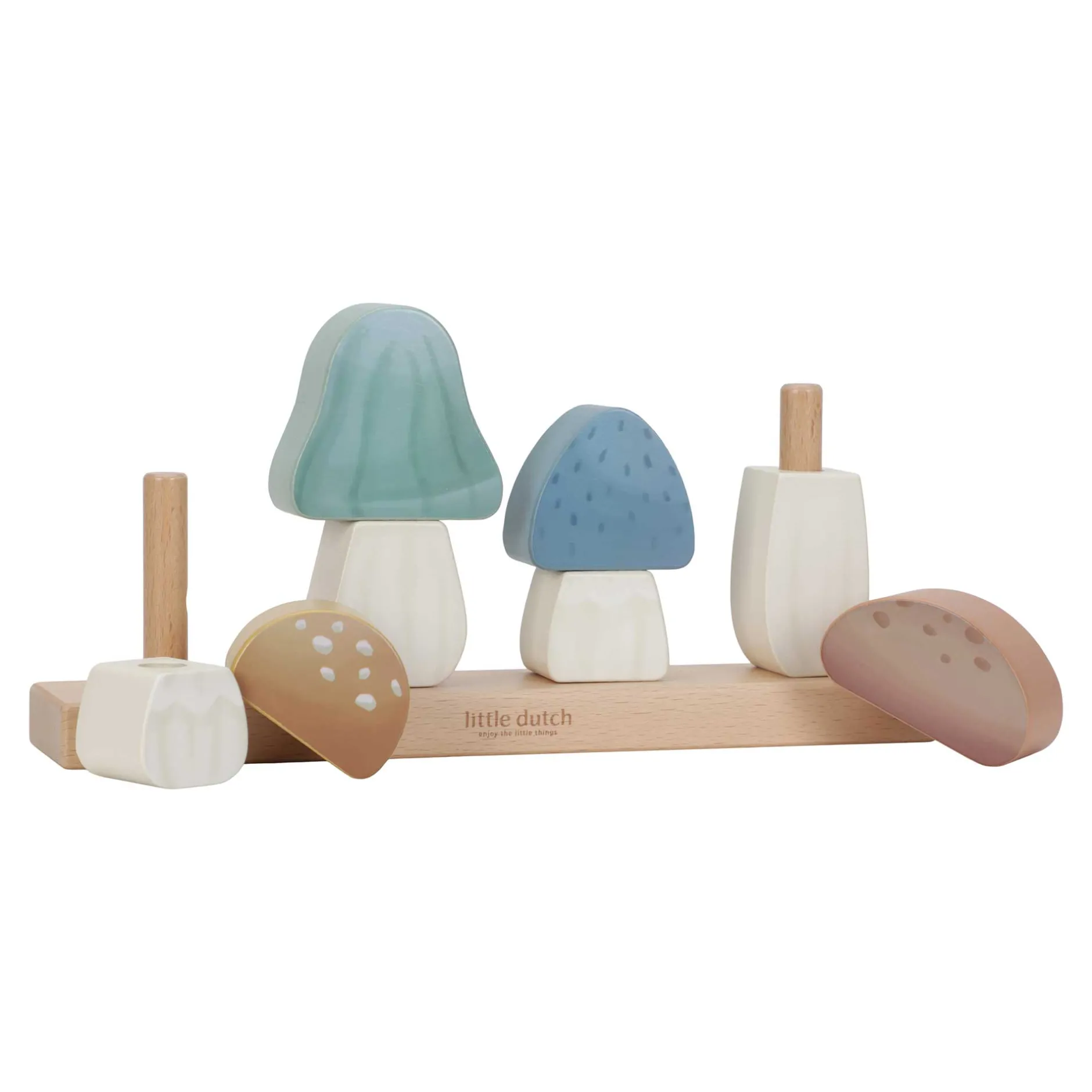 Jouets En Bois|Jeux De Formes*Little Dutch Forest Friends Champignons à empiler en bois de