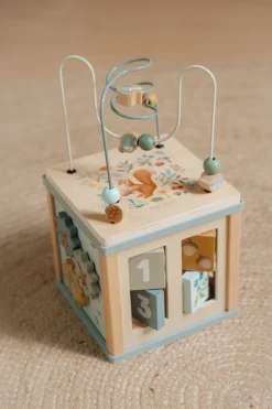 Jouets En Bois|Jouets D'Activités*Little Dutch Forest Friends Cube d'activités en bois de