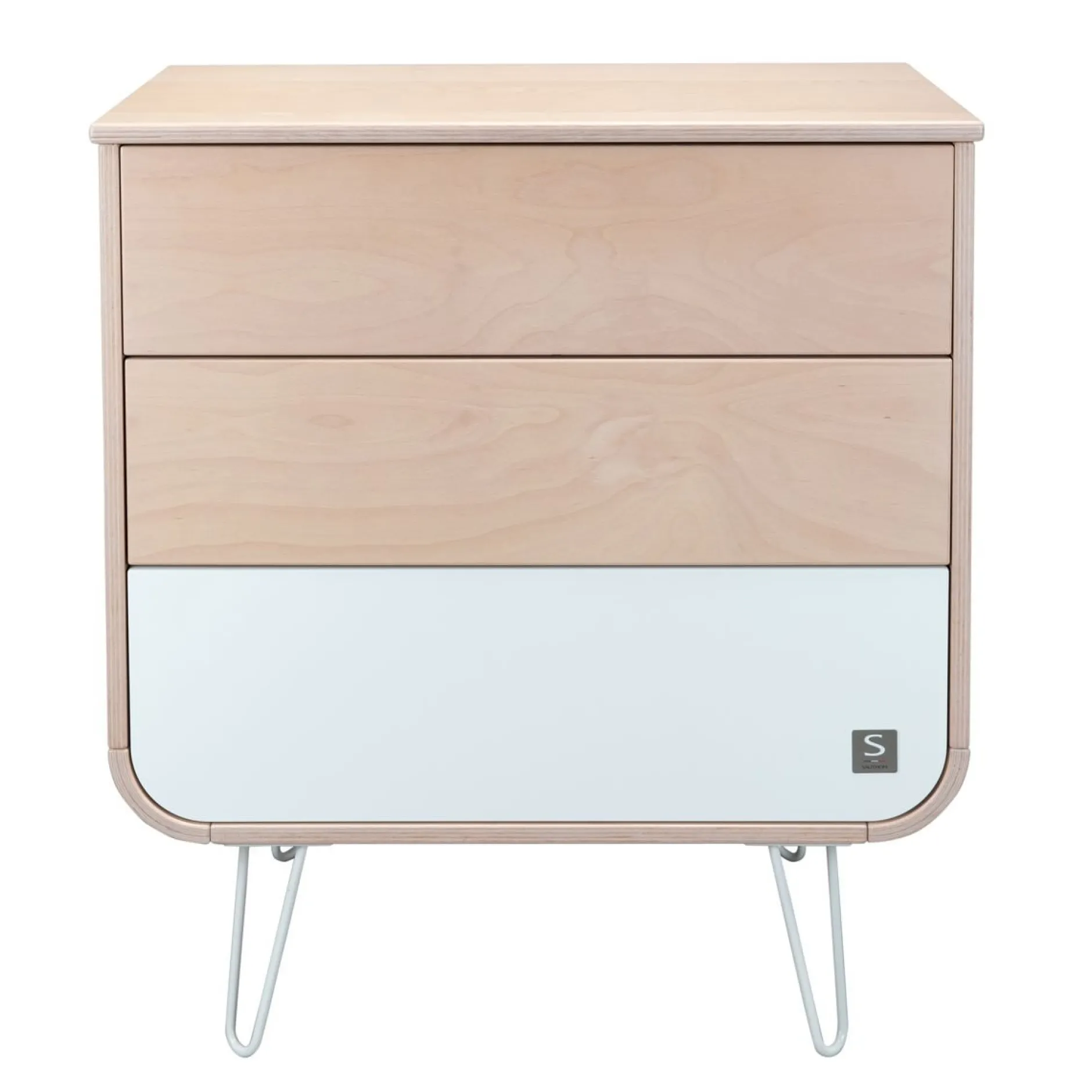 Commodes*Sauthon Original Galopin Commode pied fil de Blanc