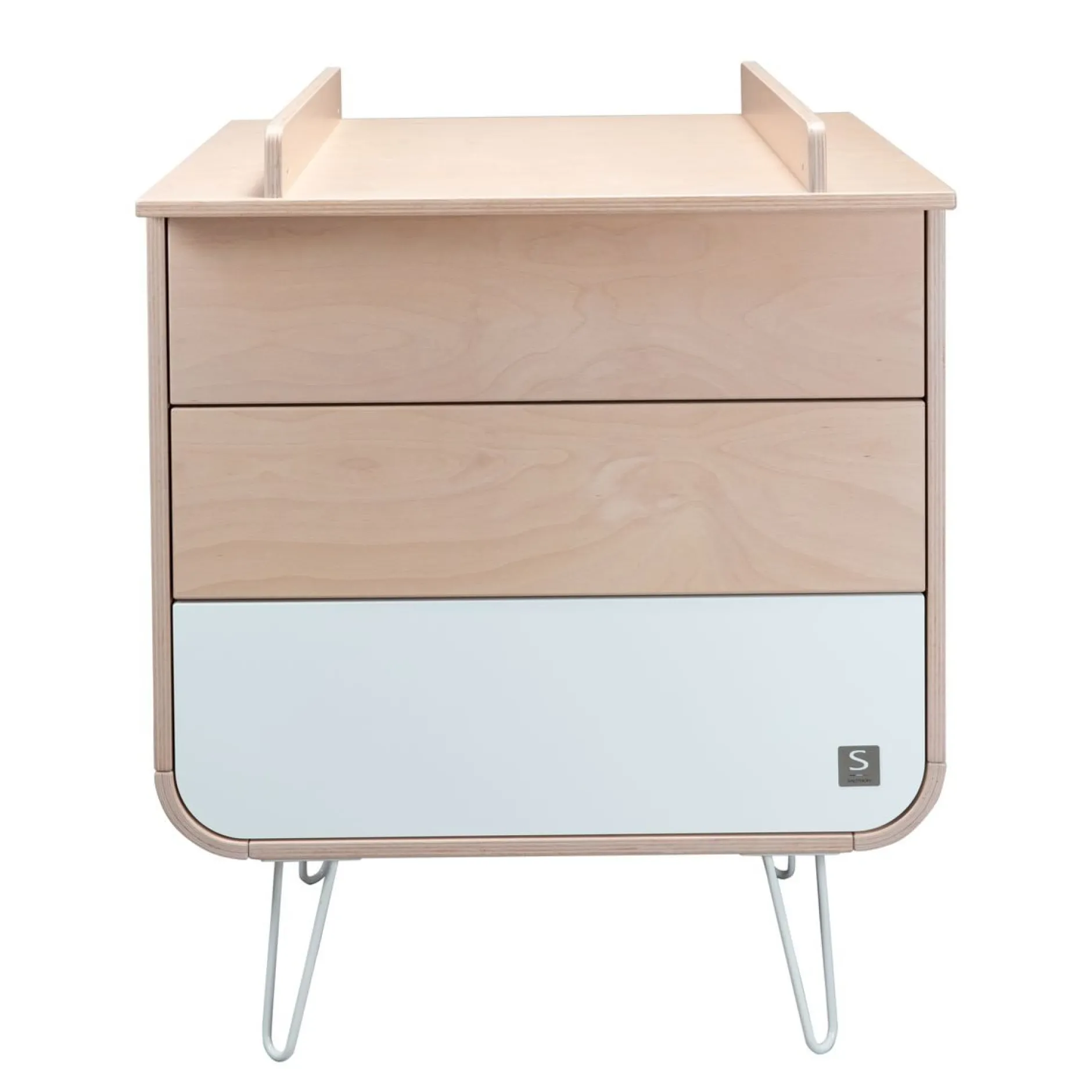 Commodes*Sauthon Original Galopin Commode pied fil de Blanc