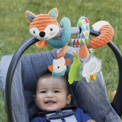 Peluches À Accrocher*Infantino GoGaGa Spirale d'activités de Renard