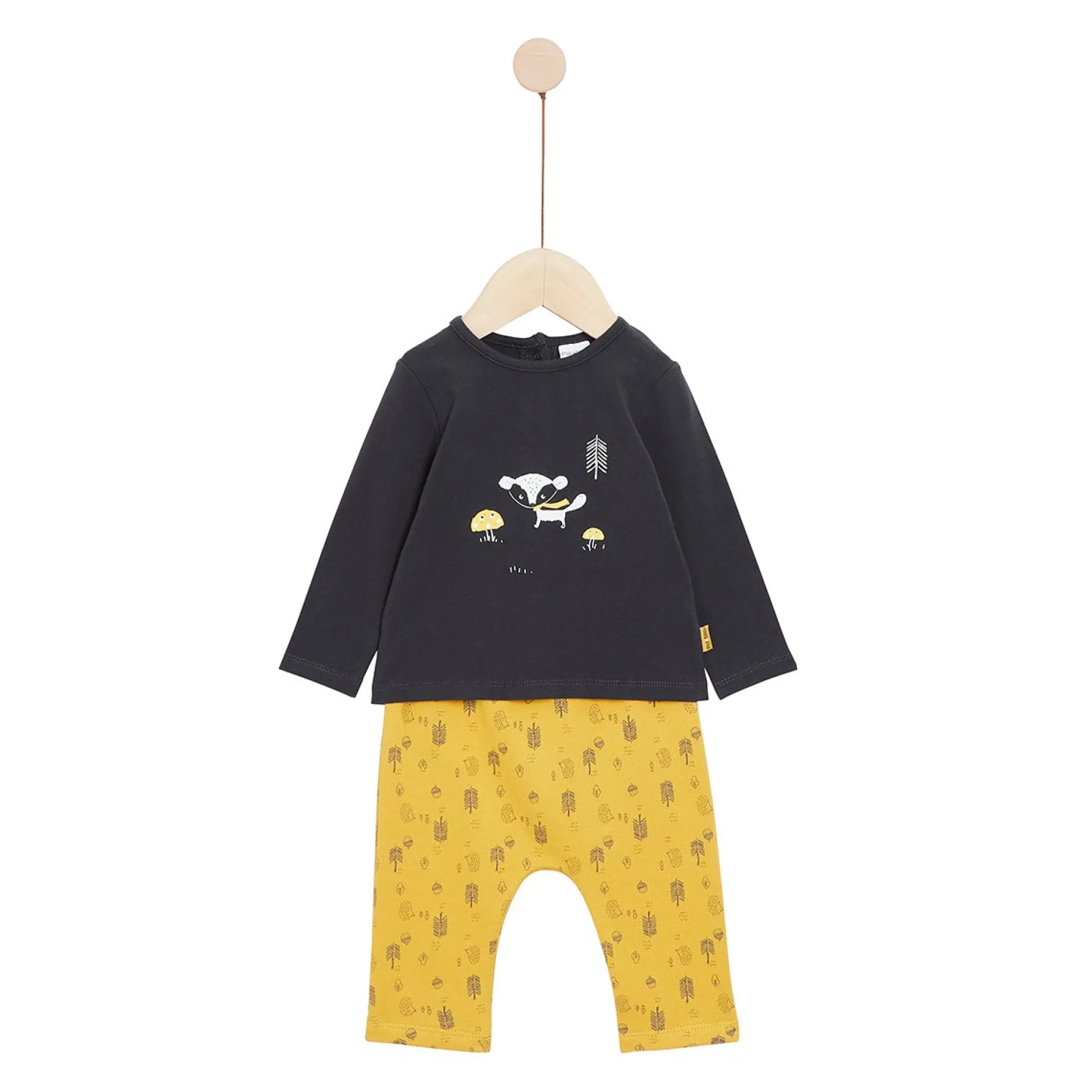Pantalons, Shorts|T-Shirts, Polos, Chemises*P'tit bisou Golden Winter Ensemble 2 pièces long de Print Forêt