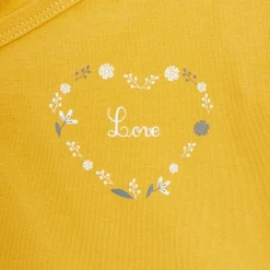 Bodies*P'tit bisou Golden Winter Lot de 2 bodies manches longues de Yellow Epice