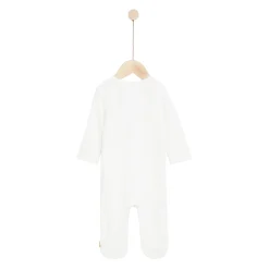Pyjamas*P'tit bisou Golden Winter Pyjama en velours 12 mois de Ecru Peluche