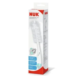Goupillons*Nuk Goupillon 2en1 Double fibre Anti-bactérien de