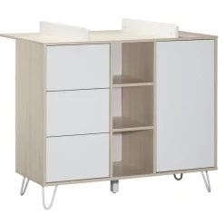 Plans À Langer|Plans*Sauthon Baby's Sweet Home Happy dispositif à langer de Acacia clair/Blanc