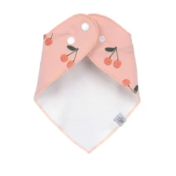 Bavoirs*Lässig Happy Fruits Lot de 2 bandanas col bénitier de Cerise