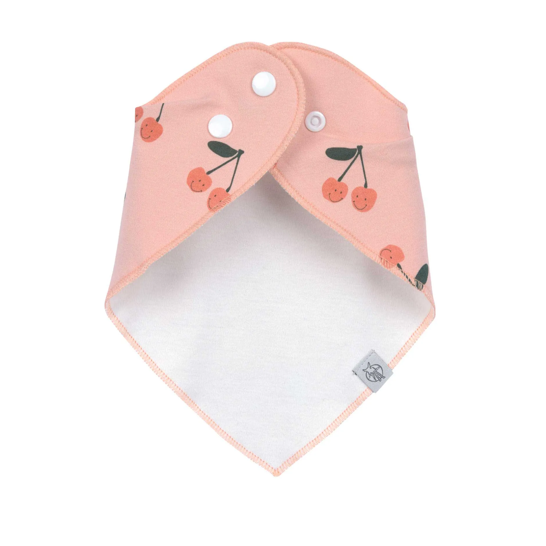 Bavoirs*Lässig Happy Fruits Lot de 2 bandanas col bénitier de Cerise