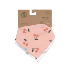 Bavoirs*Lässig Happy Fruits Lot de 2 bandanas col bénitier de Cerise