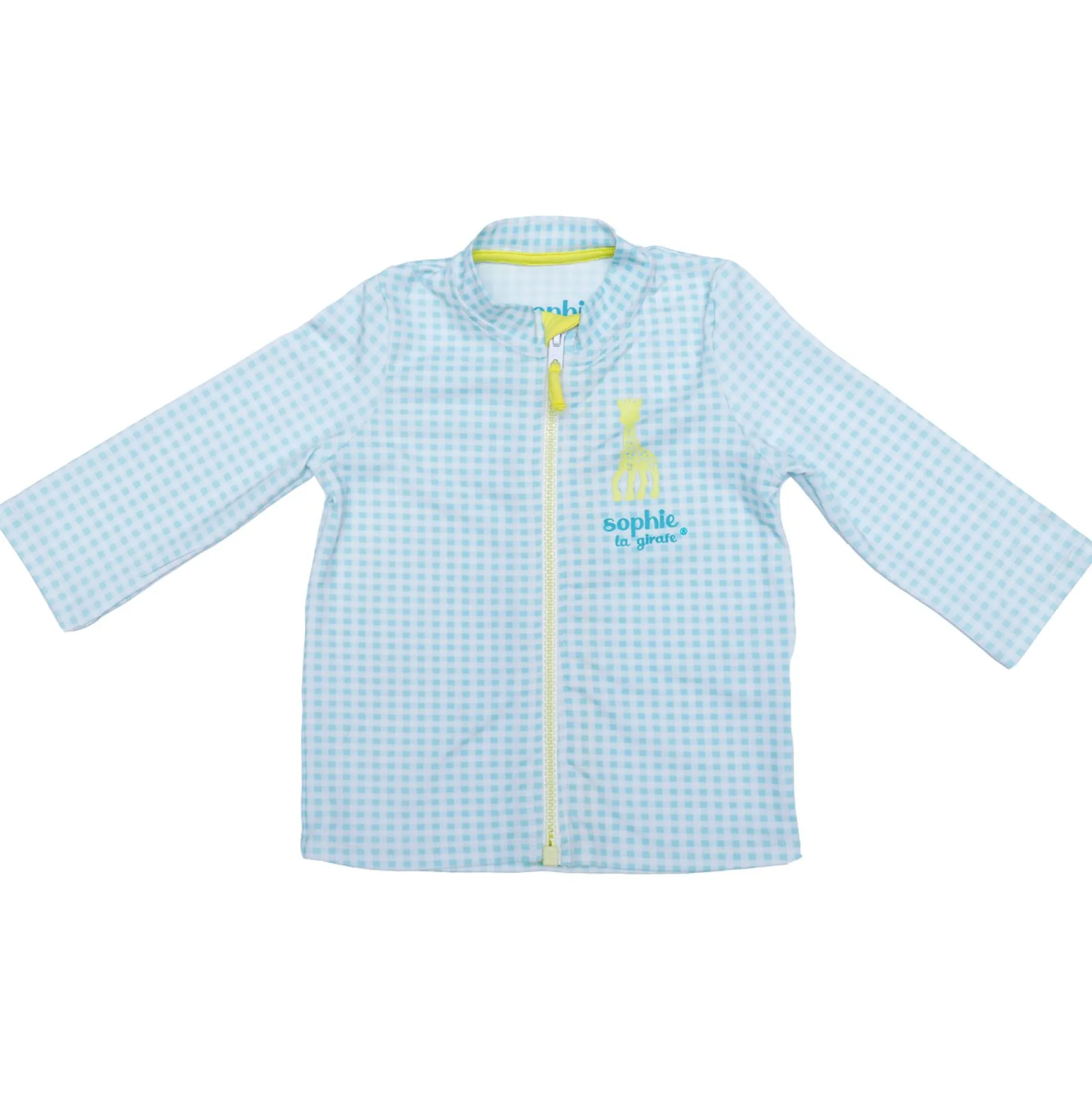 Maillots De Bain Bébé*Les Petits Protégés Haut manches longues à zippe Sophie la Girafe de Menthe