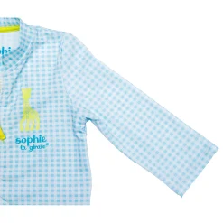 Maillots De Bain Bébé*Les Petits Protégés Haut manches longues à zippe Sophie la Girafe de Menthe