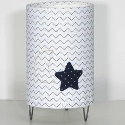 Lampes*Sauthon Baby's Sweet Home Hello luminaire de Blanc / Marine