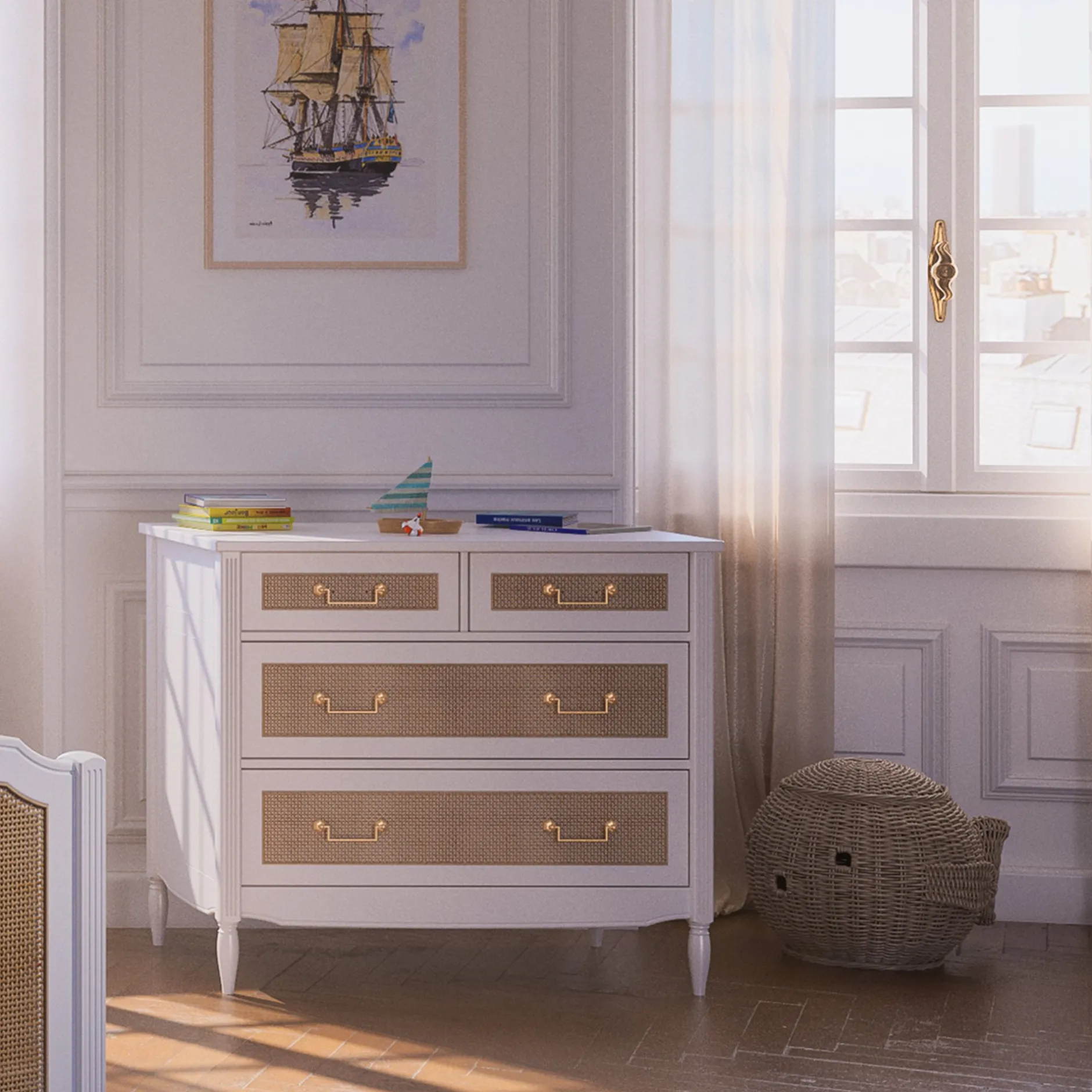 Commodes*Théo Hermione Commode de Neige