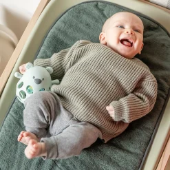 Hochets*Nattou Hochet avec balle ours en silicone de Vert pastel