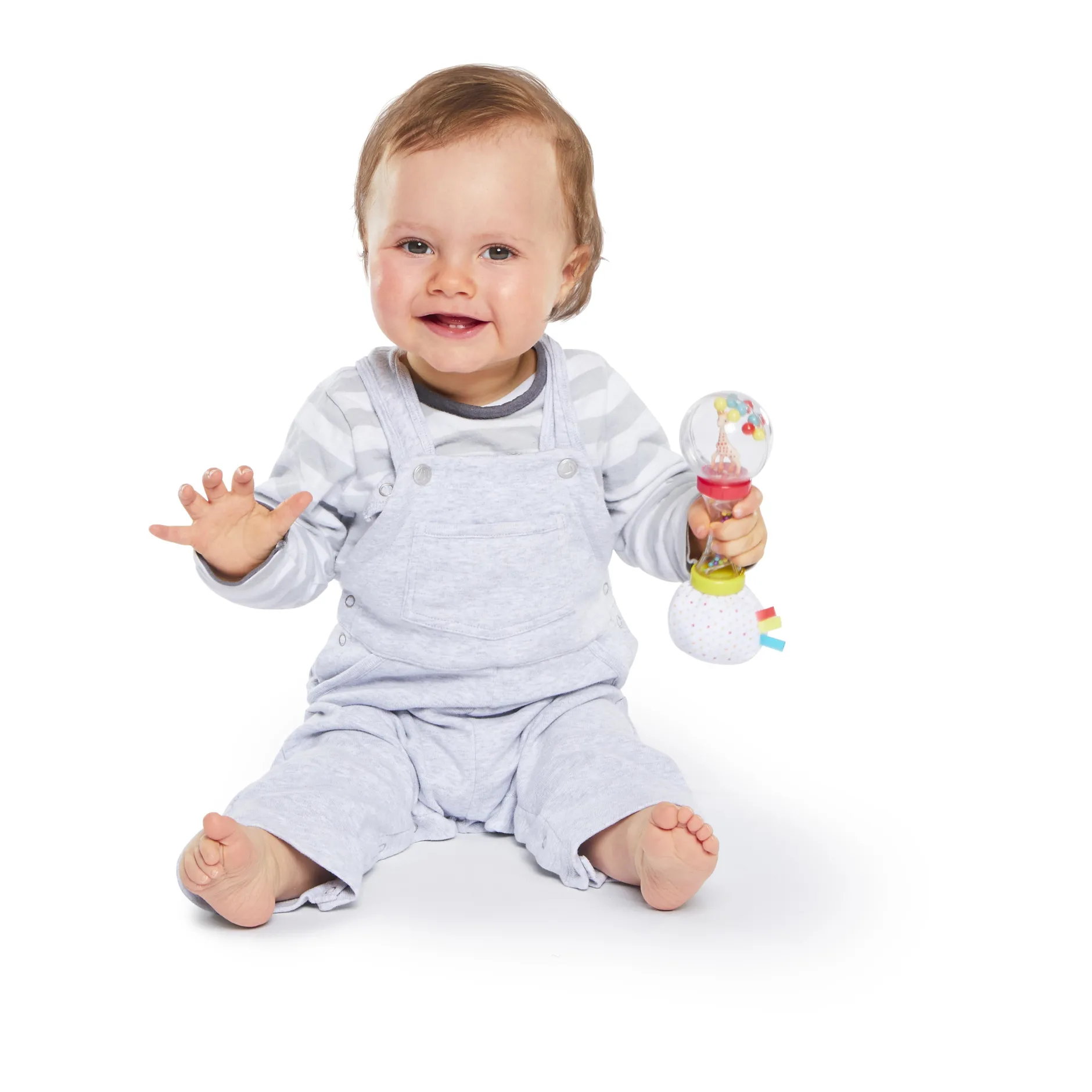 Hochets*Sophie La Girafe® Hochet double matière soft maracas de