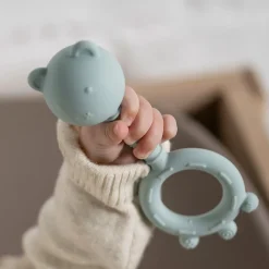 Hochets*Nattou Hochet ours en silicone de Vert pastel