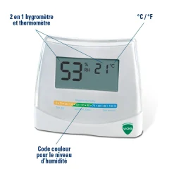 Thermomètres* Hygromètre et thermomètre 2 en 1 de Vicks