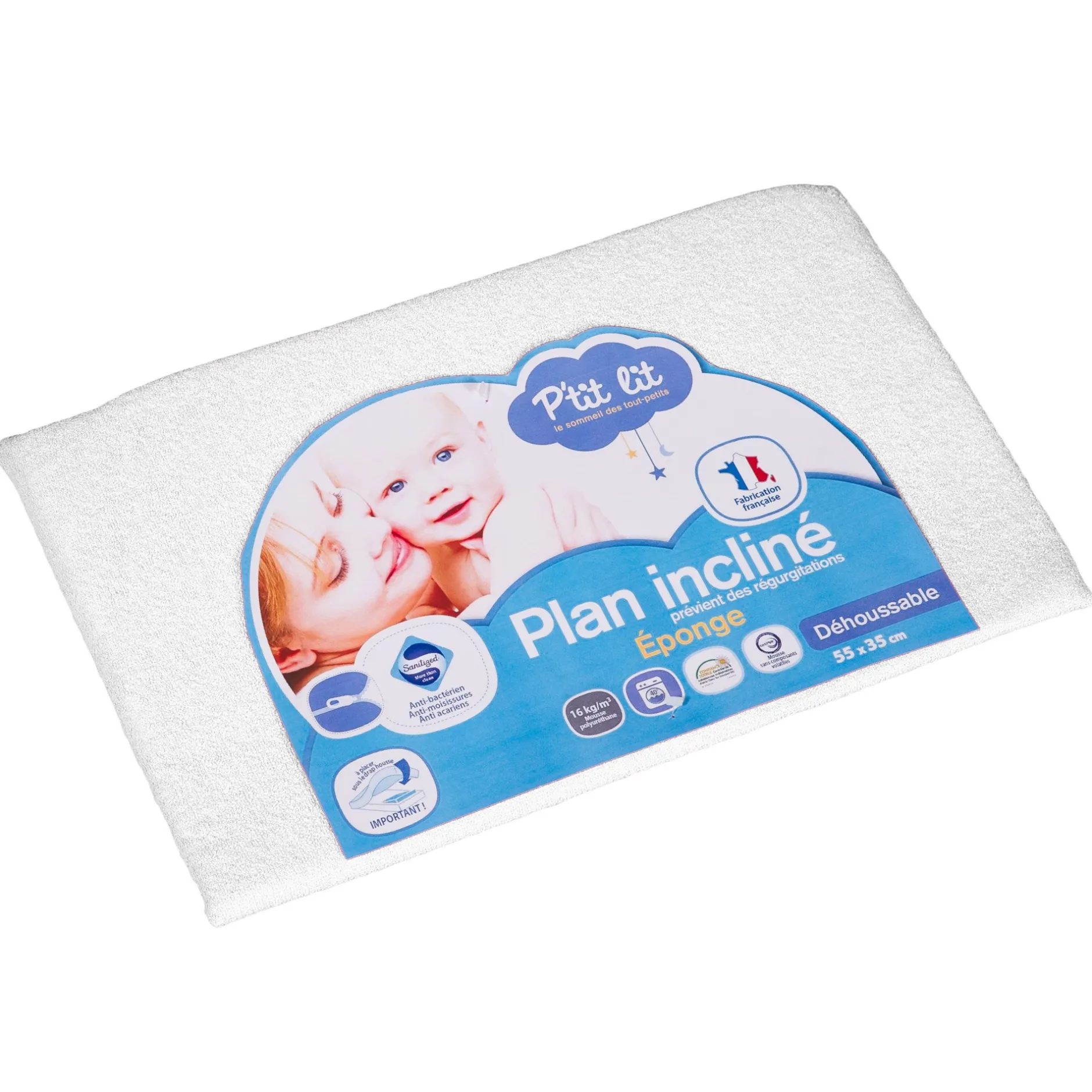 Inclinateurs*P'tit lit Inclinateur 55 x 35 cm de Blanc