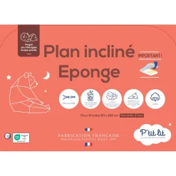 Inclinateurs*P'tit lit Inclinateur 55 x 35 cm de Blanc