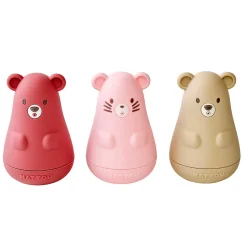 Jouets De Bain*Nattou Jouet de bain Silicone de Framboise/Rose/Sable