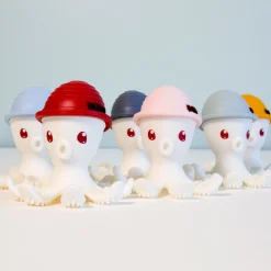 Anneaux De Dentition*Babytolove Jouet de dentition pieuvre de Rose pâle