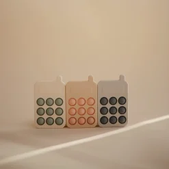 Jouets D'Activités*mushie Jouet Dentition Presse Téléphone de Vert