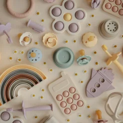 Jouets D'Activités*mushie Jouet Dentition Presse Téléphone de Rose