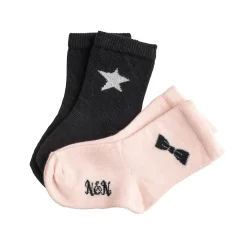 Chaussettes, Chaussons|Chaussettes, Collants, Chaussons*Nano & nanette Just Rock Lot 2 paires de chaussettes 17/18 de Nœud