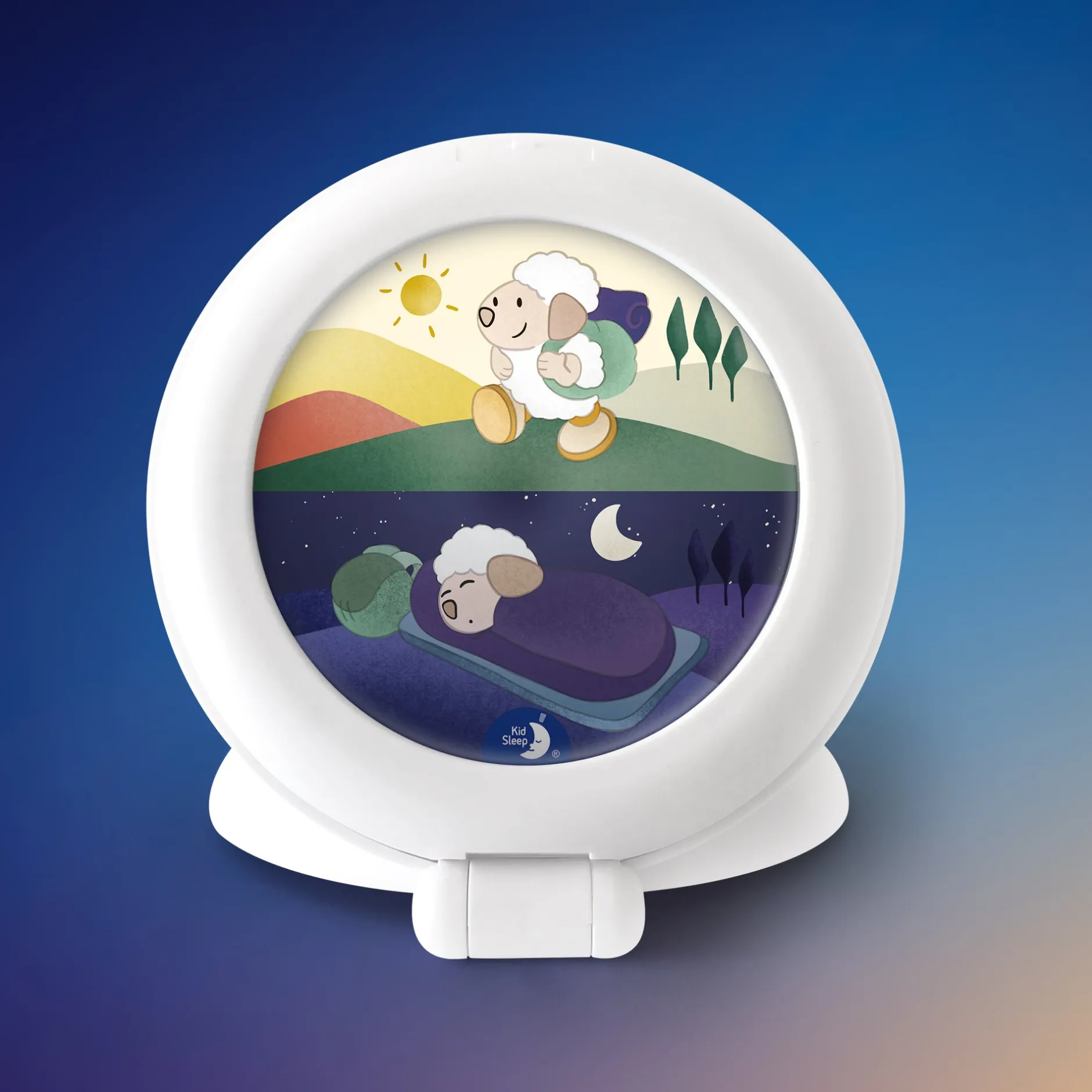 Veilleuses*Pabobo Kid'Sleep Globetrotter - Indicateur de réveil de Blanc